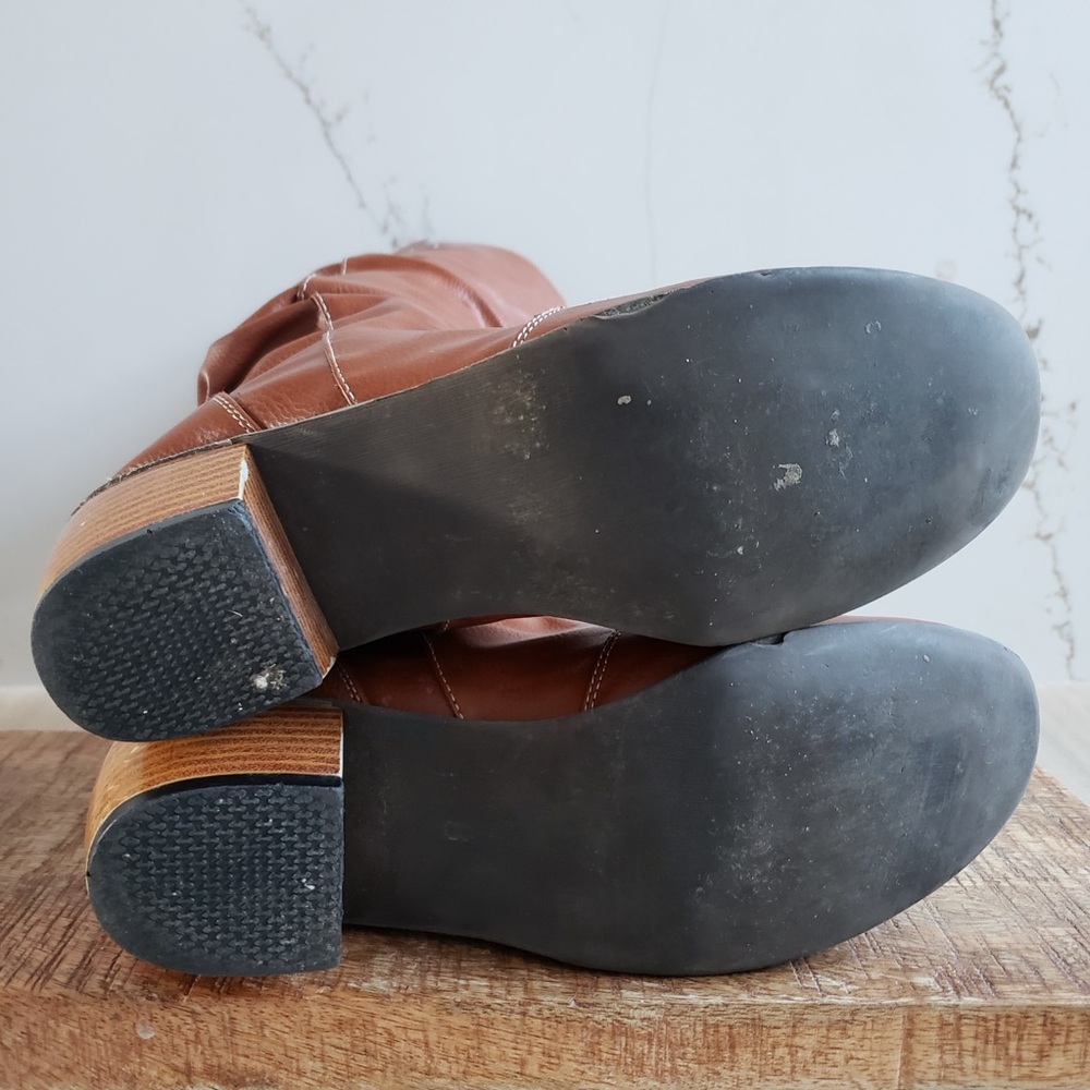Muk Luks Chestnut Over the Knee Boots - Picture 10 of 15